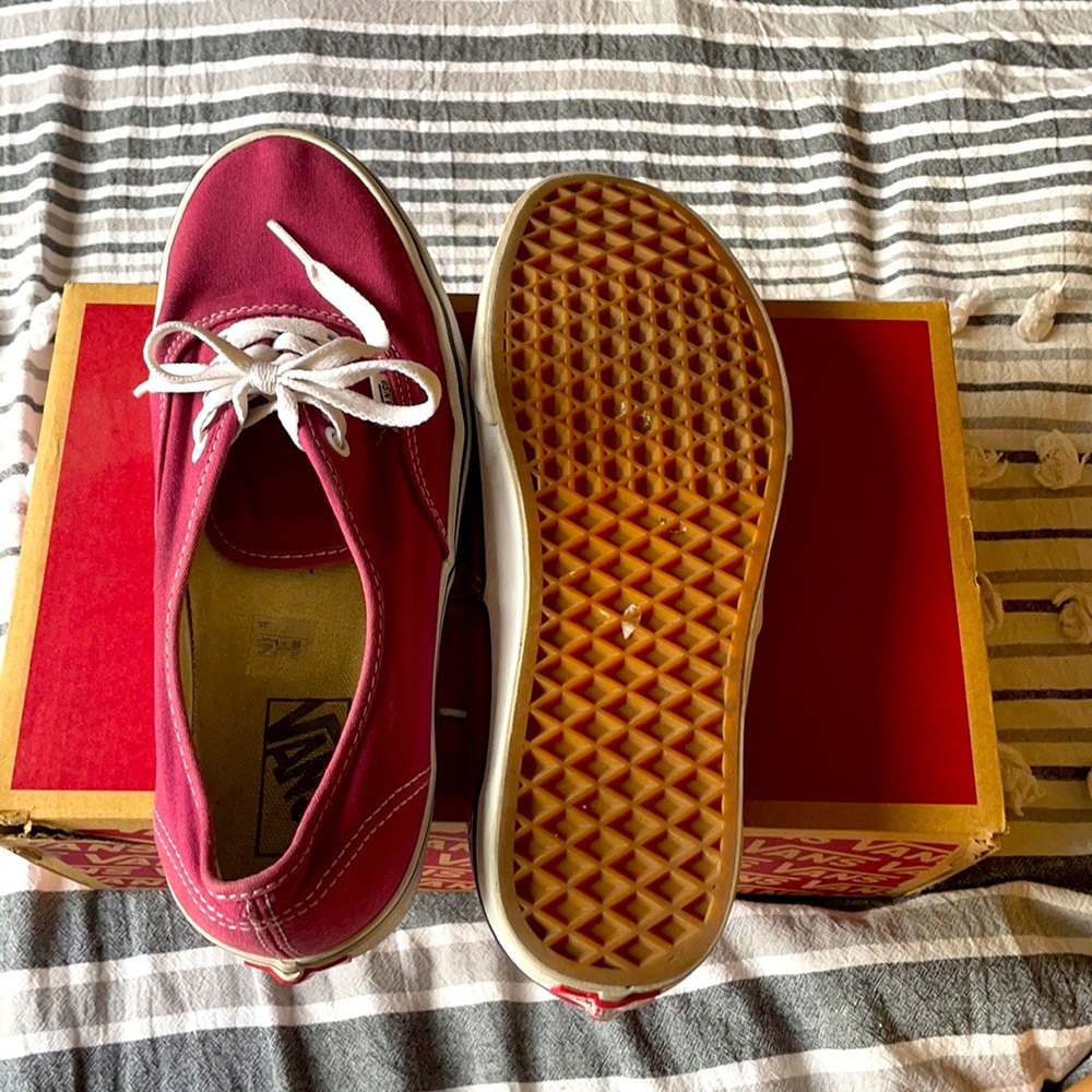 Women’s Vans 9.5 Blush colored sneakers